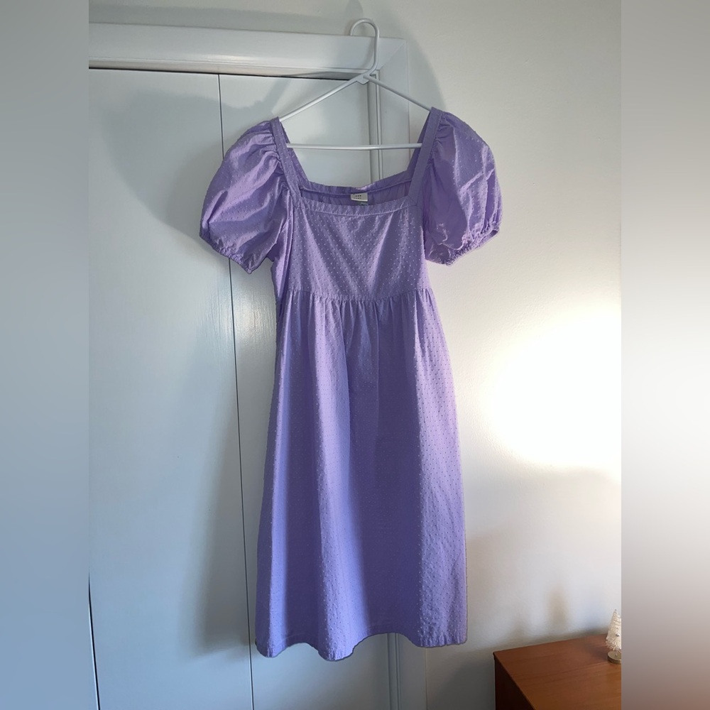 a new day Purple Puff Sleeve Dress